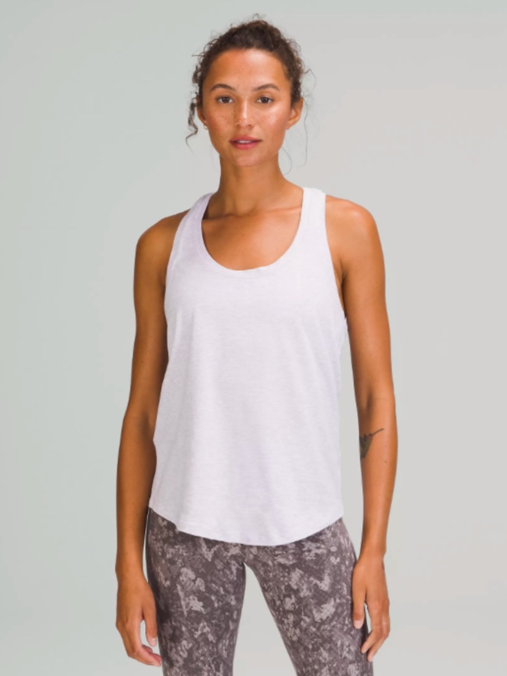 Sz 4 Lululemon Love Tank Top HEATHERED LAVENDER DEW